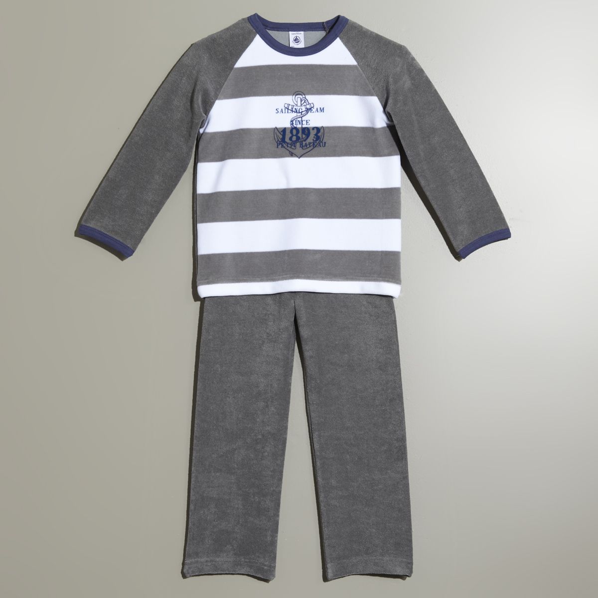 PETIT BATEAU Pyjama velours garçon