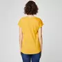 INEXTENSO T-shirt manches courtes jaune imprimé femme