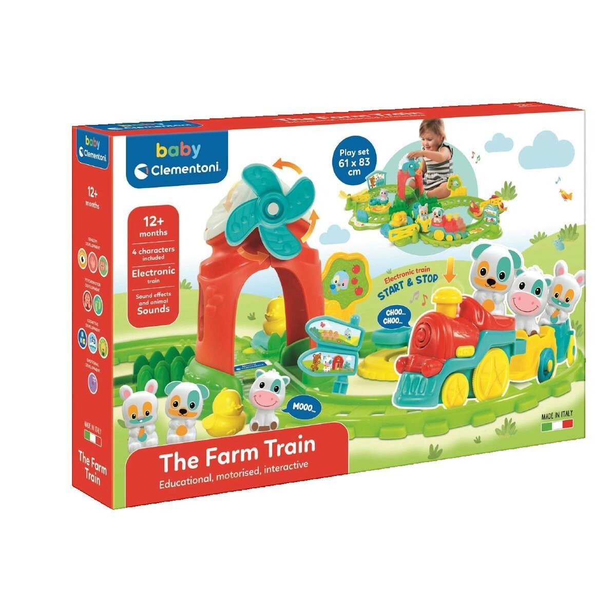 CLEMENTONI Train éducatif Clementoni multicolore