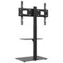 Voir la diapositive 5 : VIDAXL Meuble TV d angle 2 niveaux pour 32 65 pouces noir