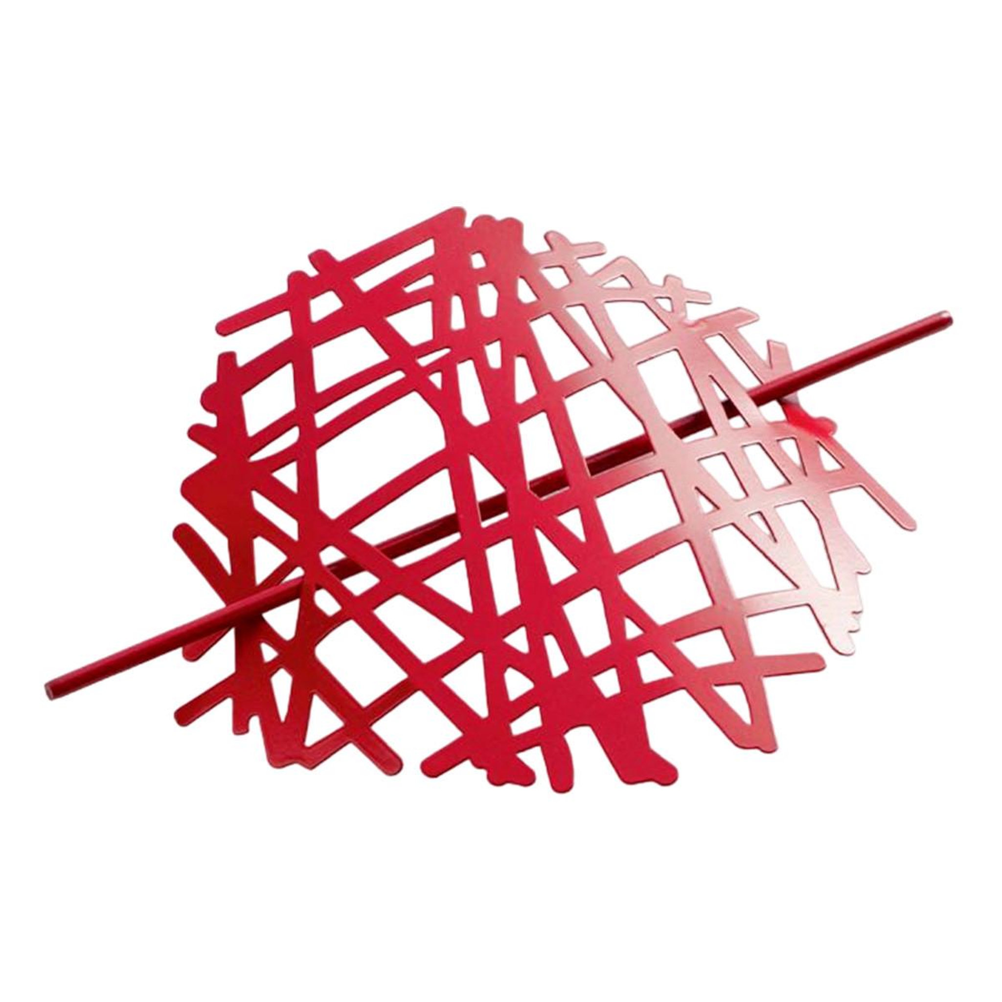 Douceur d'Intérieur Embrasse de rideau broche  pharos  17cm rouge
