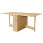 Voir la diapositive 2 : Paris Prix Table Console Pliante  Kungla  170cm Chêne