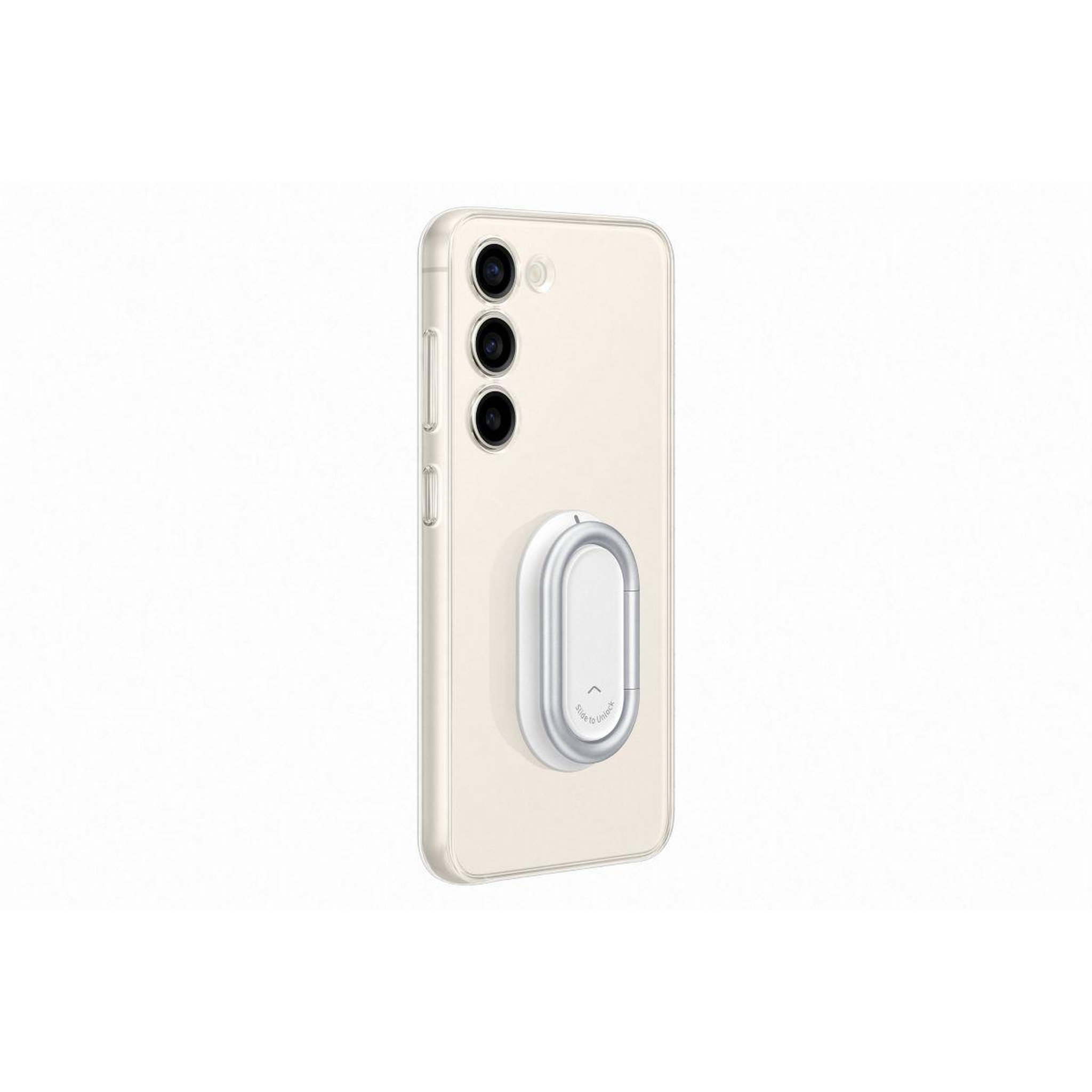 Voir la diapositive 2 : Samsung Coque s23 transparente support amovible