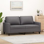 Voir la diapositive 1 : VIDAXL Canape a 2 places Gris 140 cm Similicuir