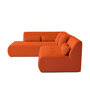Voir la diapositive 3 : LISA DESIGN Onyx - canapé modulable d'angle gauche - 5 places - en tissu mailles 3d