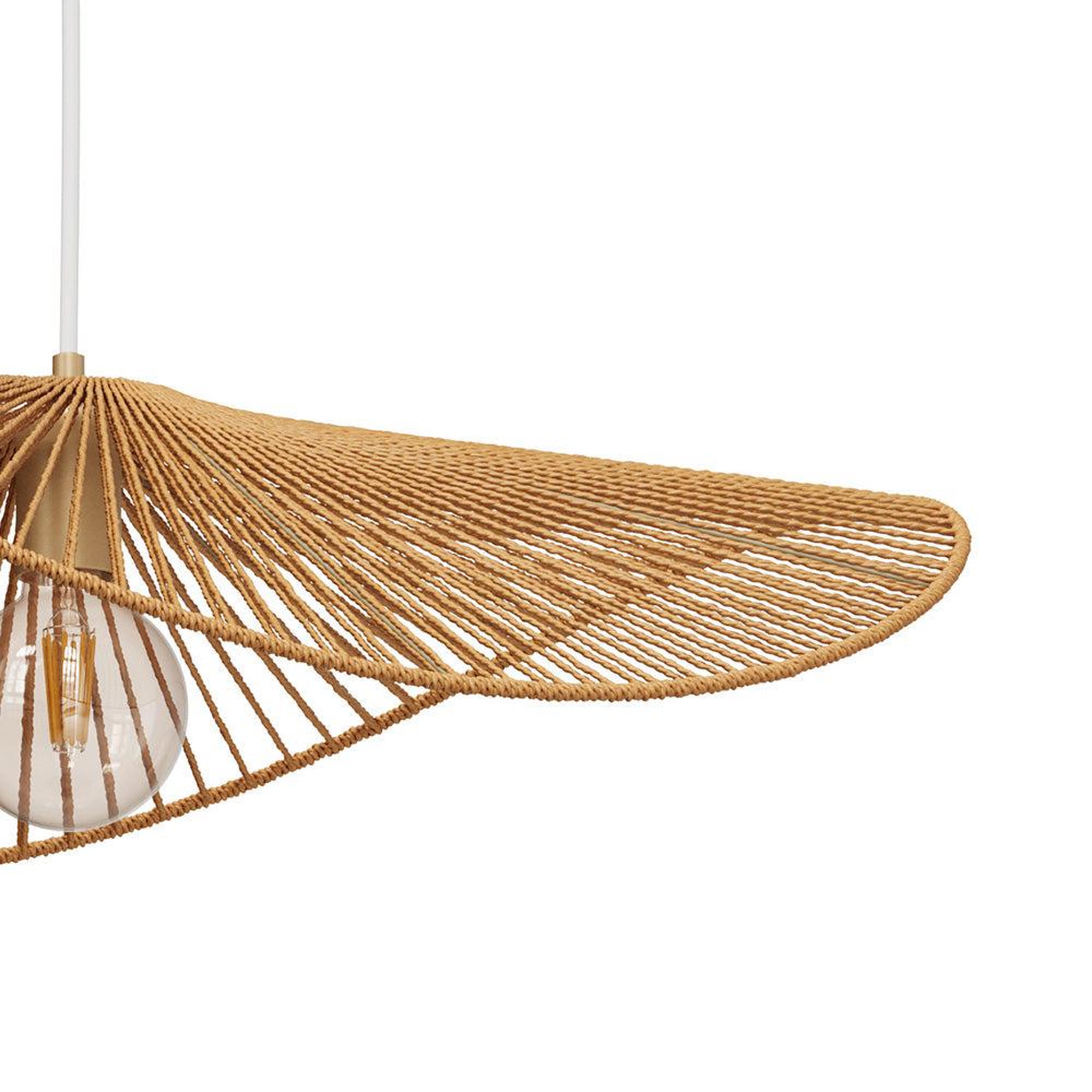 Voir la diapositive 6 : MAISON PAVANE Suspension en papier de corde 75 cm-mada