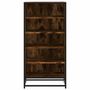 Voir la diapositive 4 : VIDAXL Etagere a chaussures chene fume 48x38x97,5 cm bois d'ingenierie