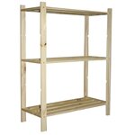 CENTRALE BRICO Etagère Pin, 3 tablettes , l.70 x P.30 x H.90 cm