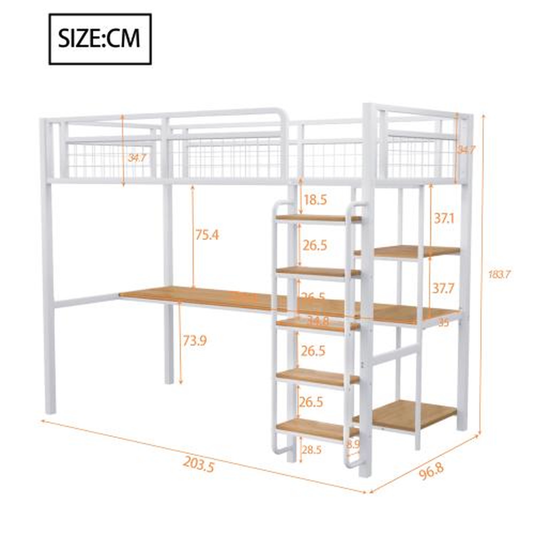 Voir la diapositive 3 : MERAX Lit mezzanine