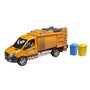 Voir la diapositive 2 : Bruder Camion poubelle miniature Bruder multicolore