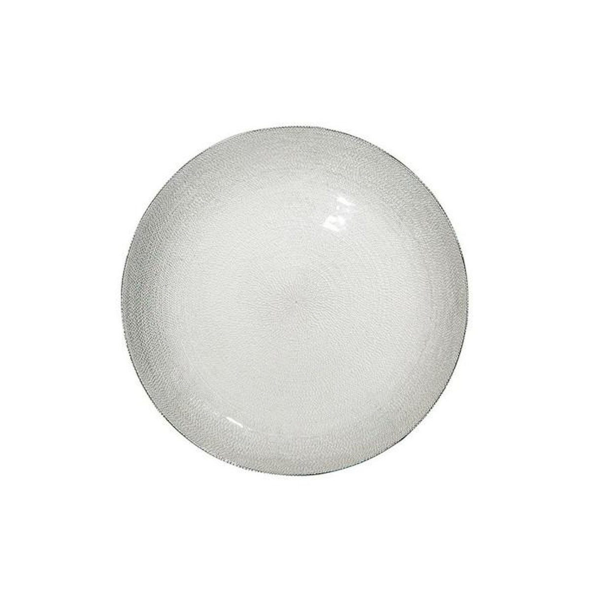 SECRET DE GOURMET Lot de 6 Assiettes à Dessert  Palm  21cm Gris