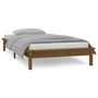 Voir la diapositive 4 : VIDAXL Cadre de lit a LED sans matelas 90x190 cm bois massif