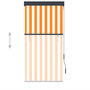 Voir la diapositive 3 : VIDAXL Store roulant d'exterieur 80x250 cm Blanc et orange