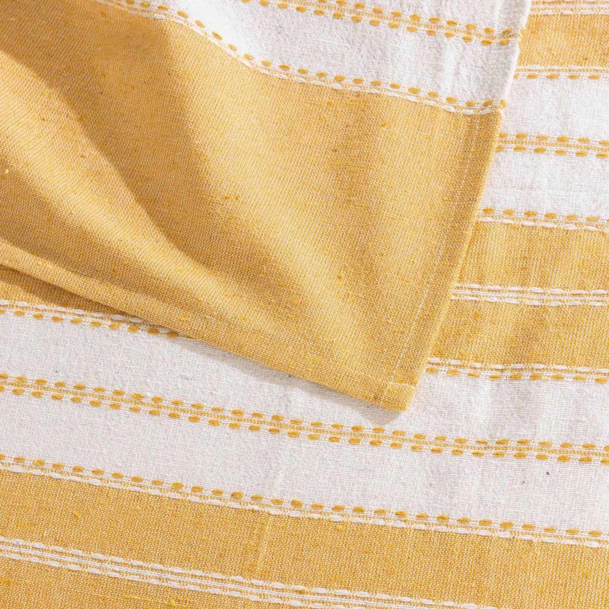 Voir la diapositive 2 : Douceur d'Intérieur Couvre-lit imprimé jacquard  abby  180x220cm curry