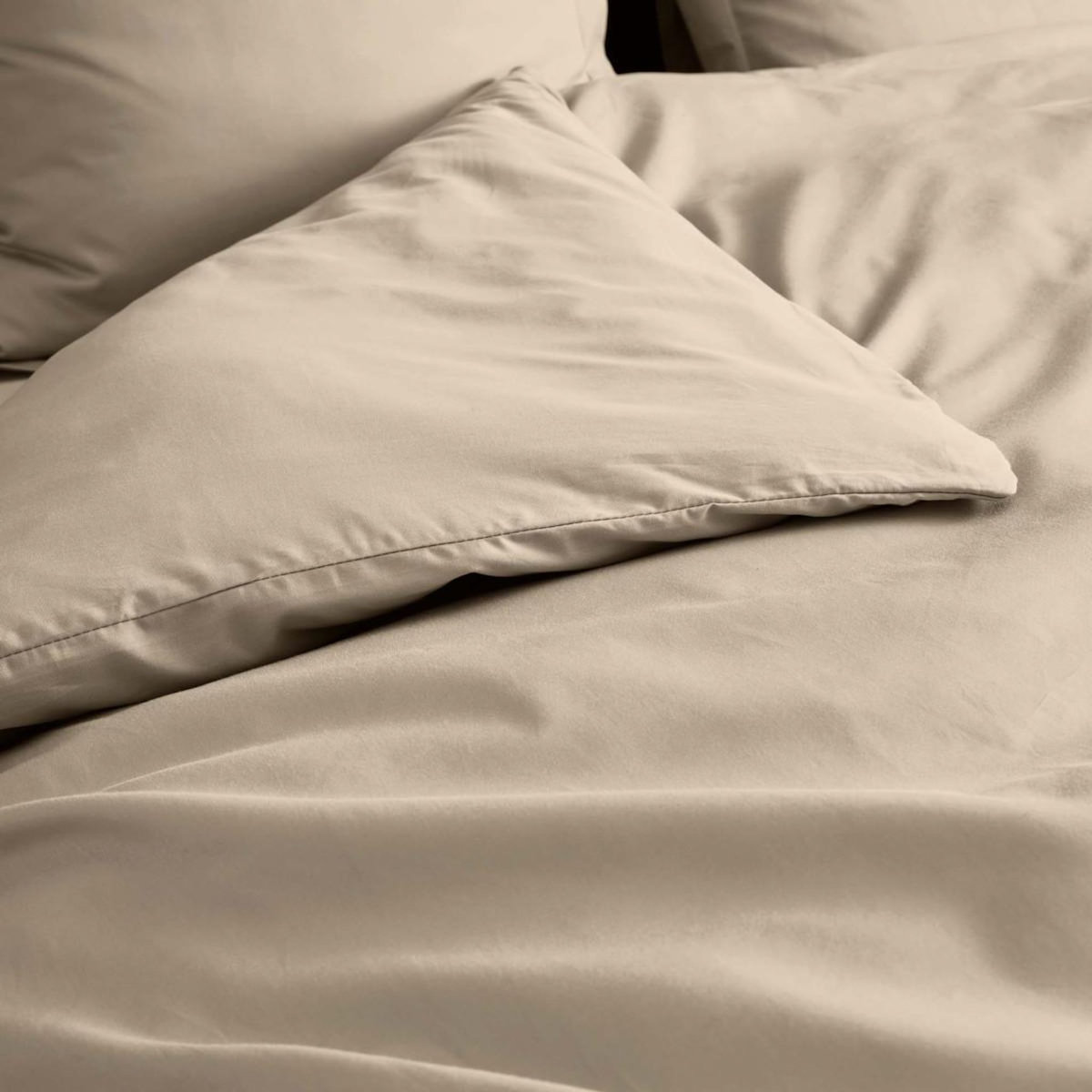 Paris Prix Housse de Couette  Percaline  240x220cm Sable