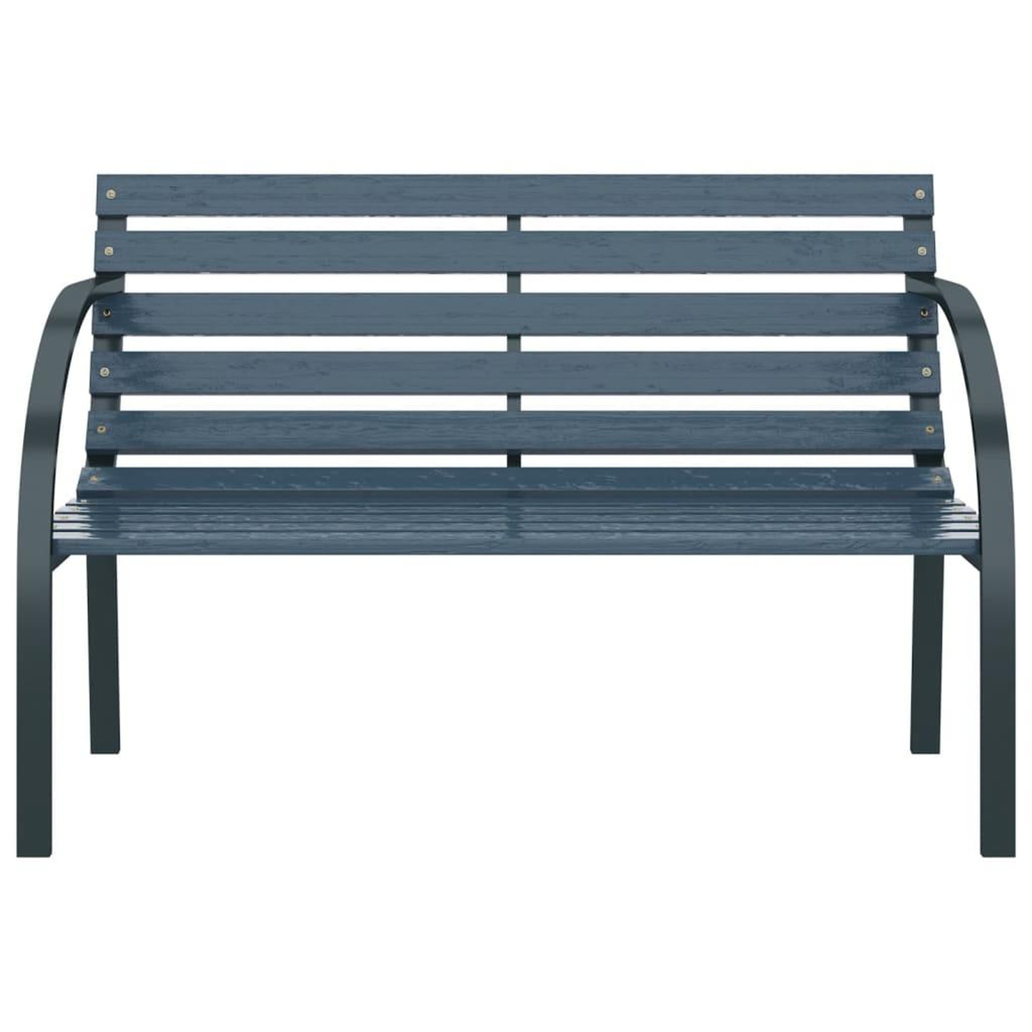 Voir la diapositive 3 : VIDAXL Banc de jardin 120 cm Gris Bois