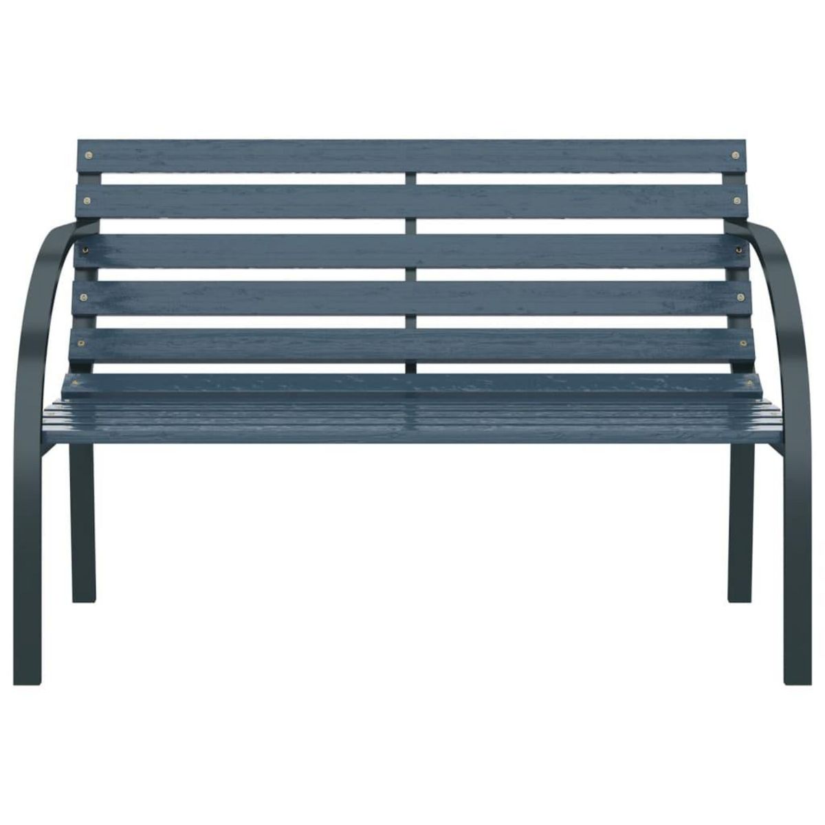 VIDAXL Banc de jardin 120 cm Gris Bois