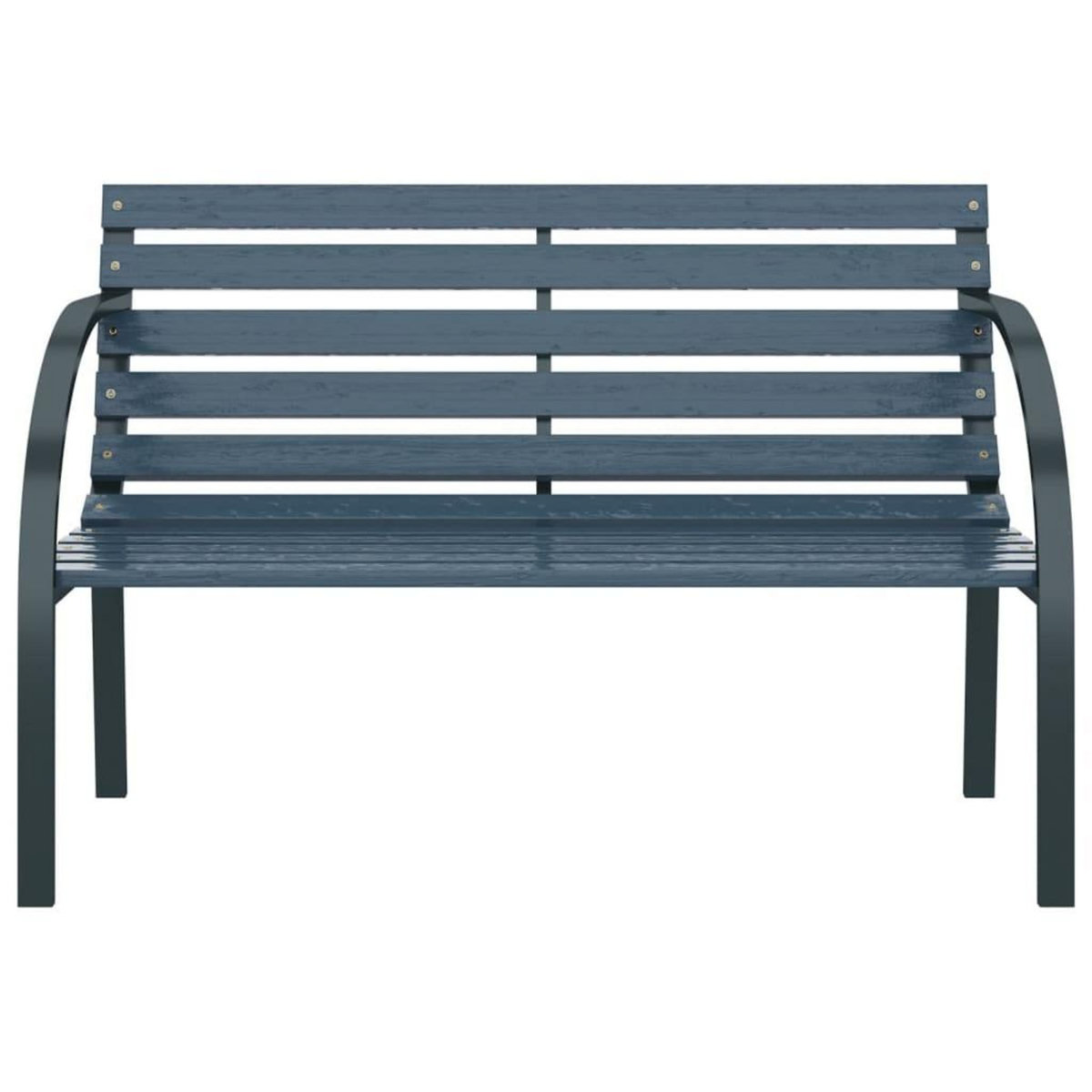 VIDAXL Banc de jardin 120 cm Gris Bois
