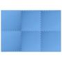 Voir la diapositive 2 : VIDAXL Tapis de sol 6 pcs 2,16 ㎡ EVA Mousse Bleu