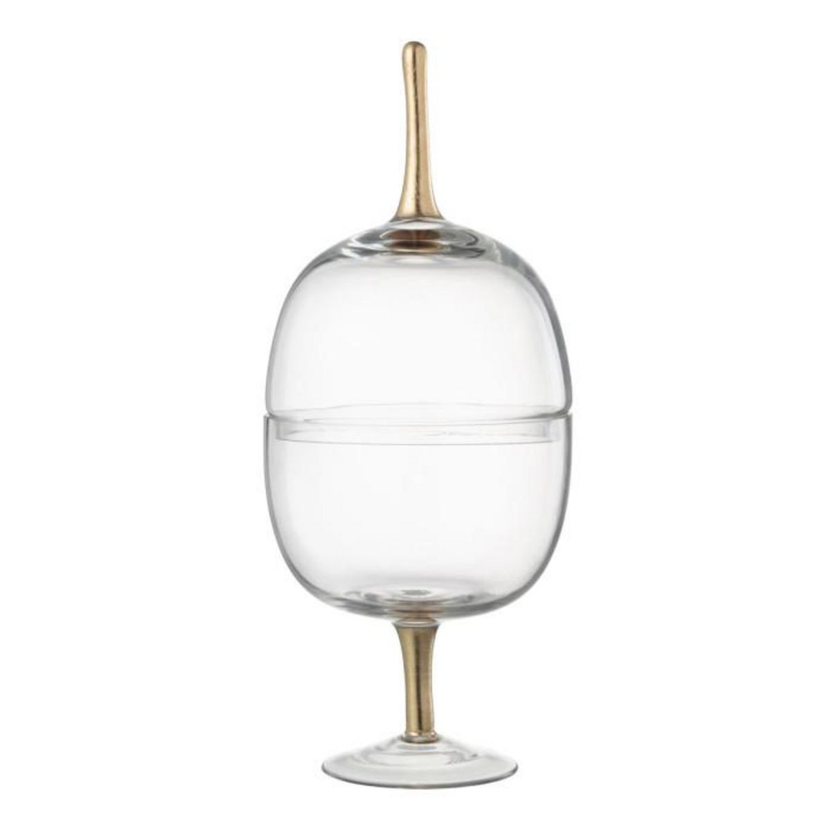 Paris Prix Bonbonnière sur Pied  Verre  38cm Transparent