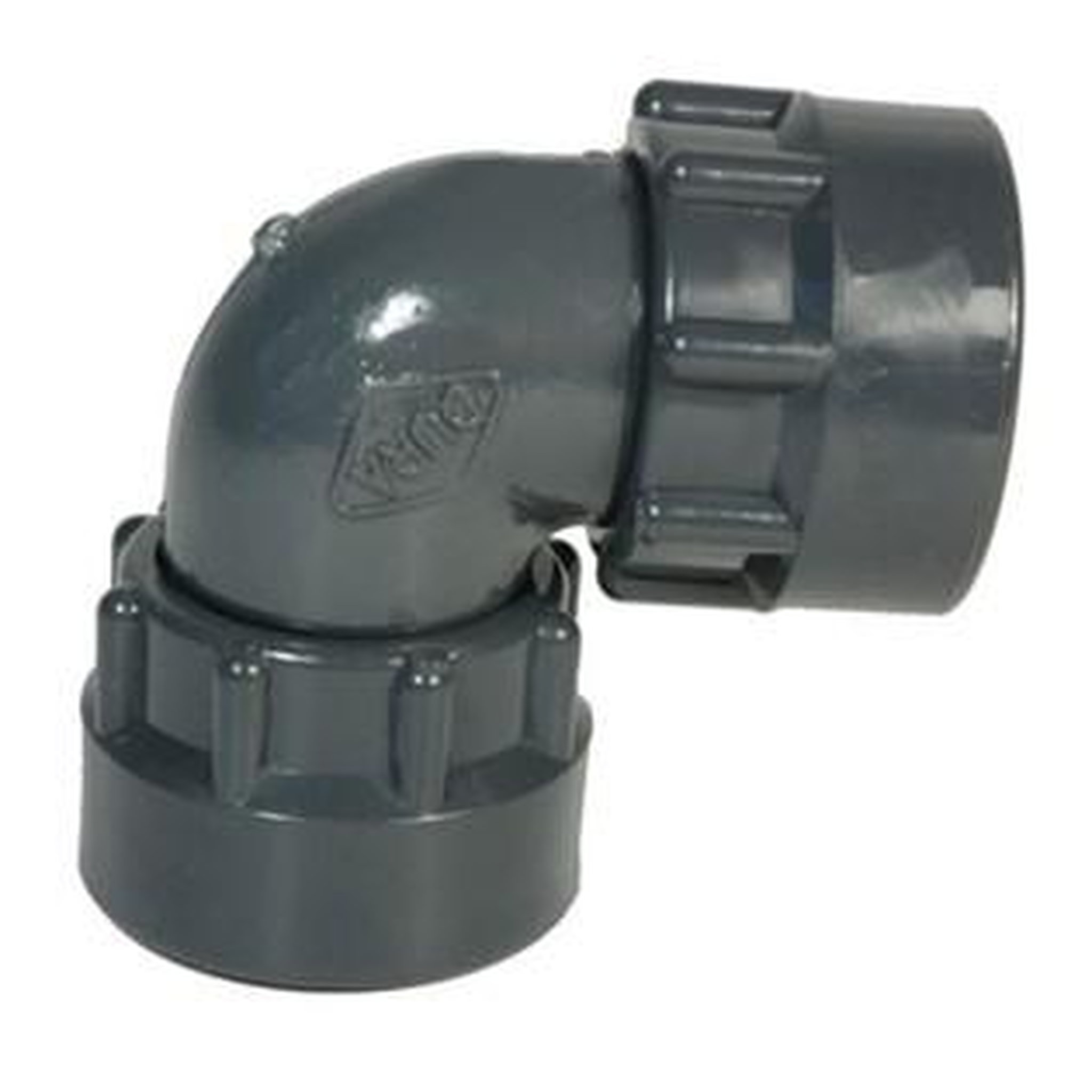 CENTRALE BRICO Coude union PVC - 1  Femelle x 1  Femelle