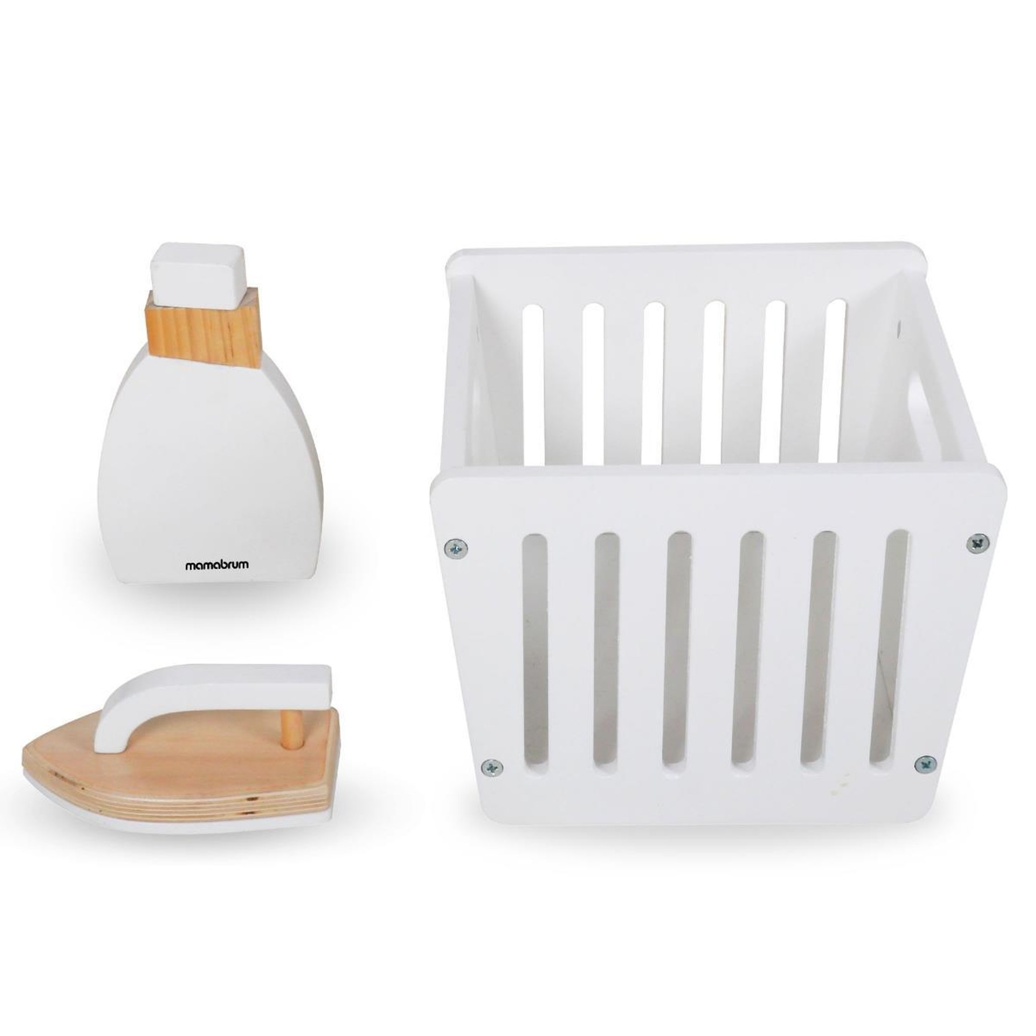 Voir la diapositive 5 : MAMABRUM Machine a Laver Bois Enfant Mamabrum Jouet d'imitation 65x29x68 cm 3 Ans