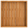 Voir la diapositive 5 : VIDAXL Plateau de service 50x50 cm Bois de teck massif