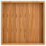 Voir la diapositive 5 : VIDAXL Plateau de service 50x50 cm Bois de teck massif