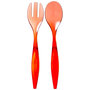 Voir la diapositive 1 : FIVE Couverts à Salade  Wave  29cm Rouge
