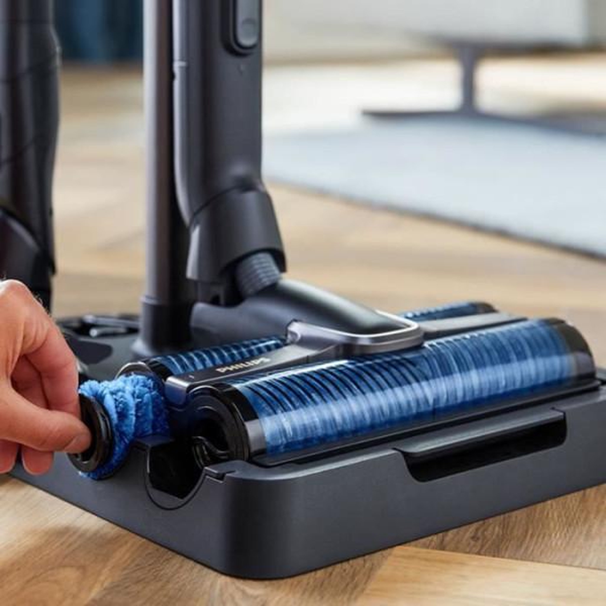 Voir la diapositive 6 : Philips Aspirateur laveur AquaTrio XW9463/11 série 9000