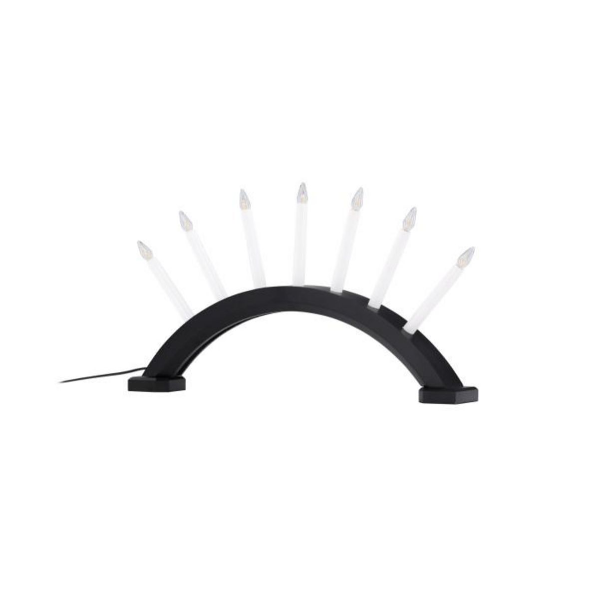 Paris Prix Lampe à Poser Bougeoir Design  Kebnekaise  55cm Noir