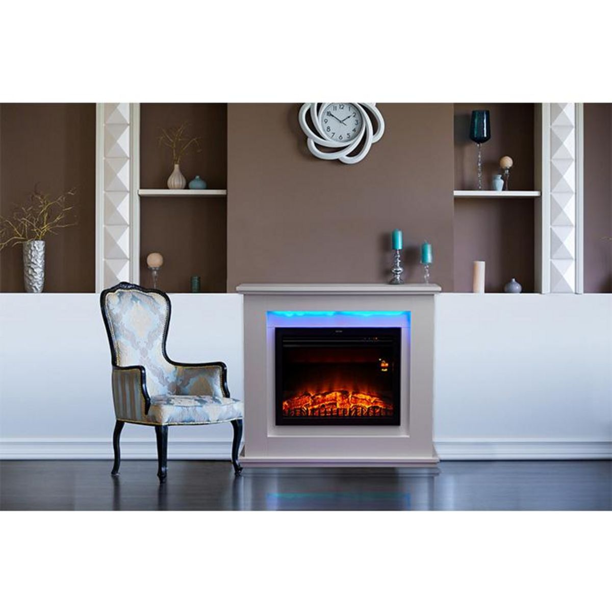 Chemin'arte Cheminée électrique 2000w blanc - 181