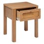 Voir la diapositive 3 : ATMOSPHERA Table de chevet 1 tiroir en bois TIRIA - Marron
