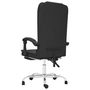 Voir la diapositive 5 : VIDAXL Fauteuil de massage inclinable de bureau Noir Similicuir