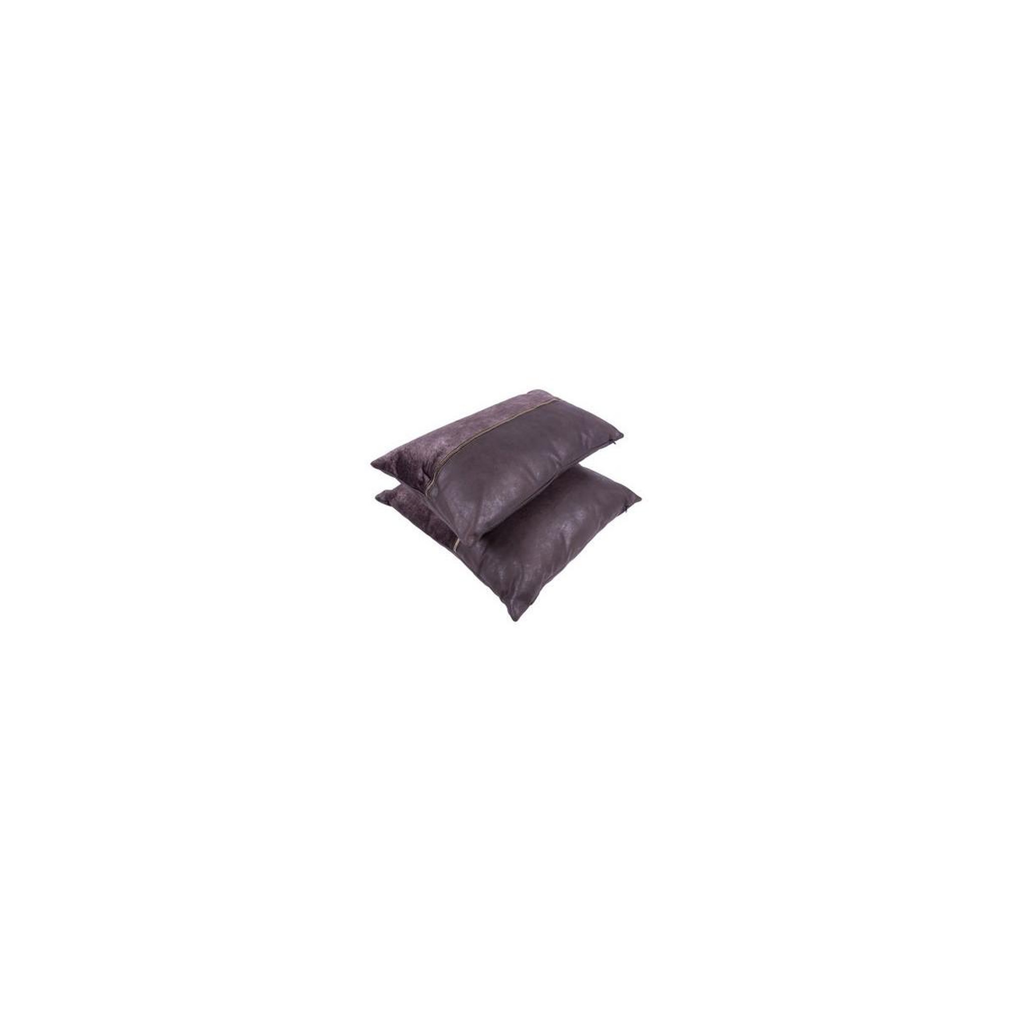 Voir la diapositive 2 : Paris Prix Lot de 2 coussins déco  picco  30x50cm gris