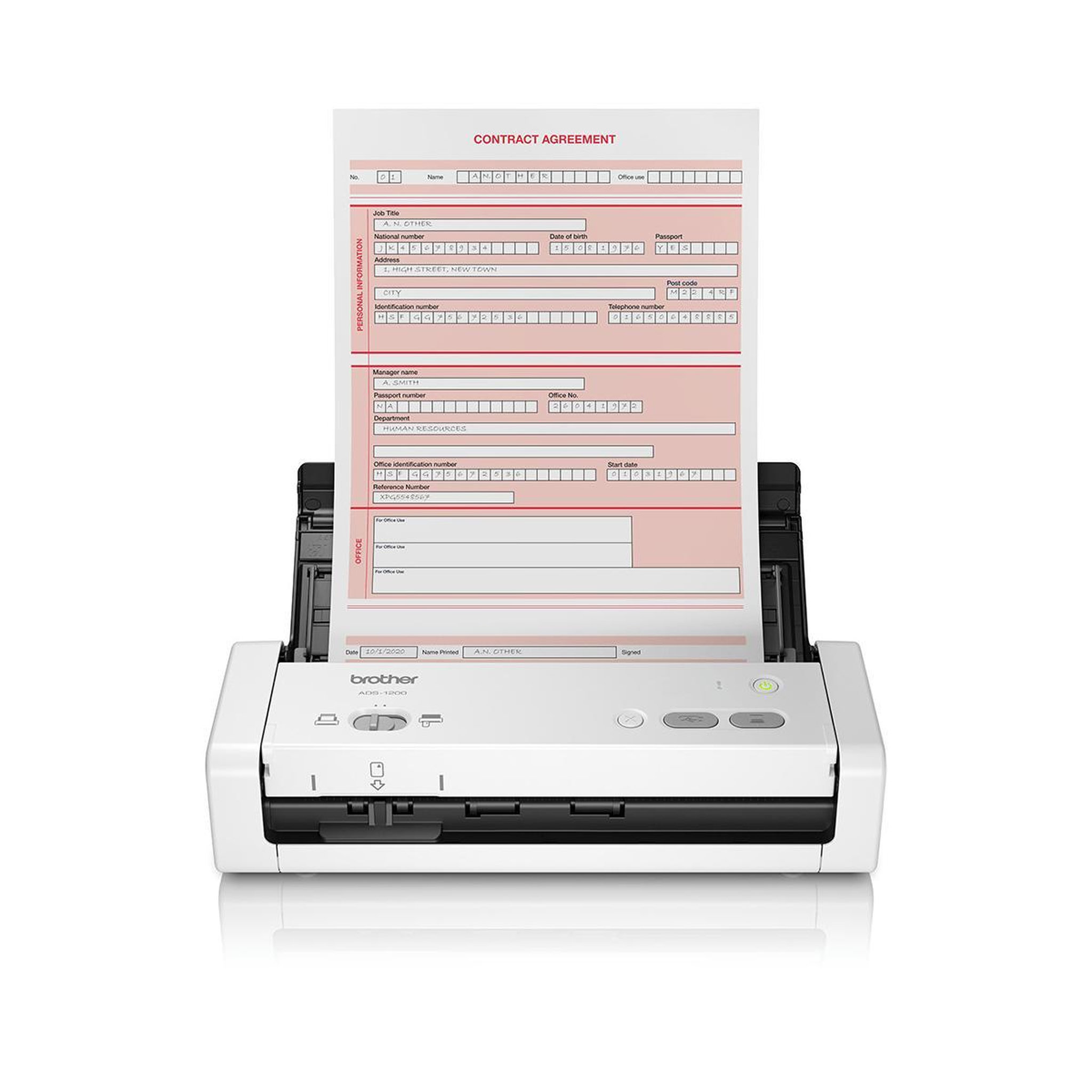 Voir la diapositive 2 : Brother Brother ads-1200 scanner scanner adf 600 x 600 dpi a4 noir, blanc