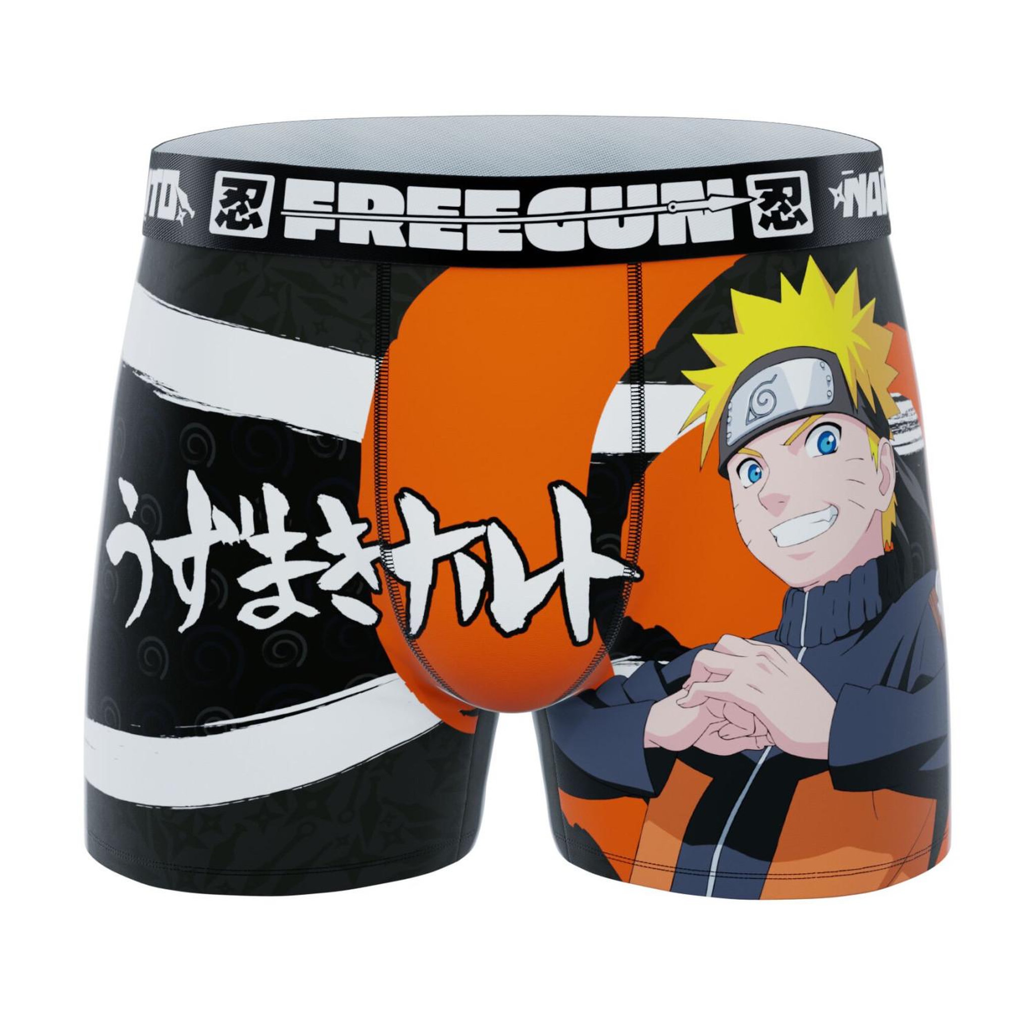 Voir la diapositive 3 : FREEGUN Lot de 3 boxers junior Naruto Shippuden