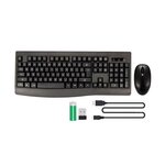 BLUESTORK Pack clavier souris sans fil rechargeable BLUESTORK - Noir
