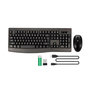 Voir la diapositive 1 : BLUESTORK Pack clavier souris sans fil rechargeable BLUESTORK - Noir