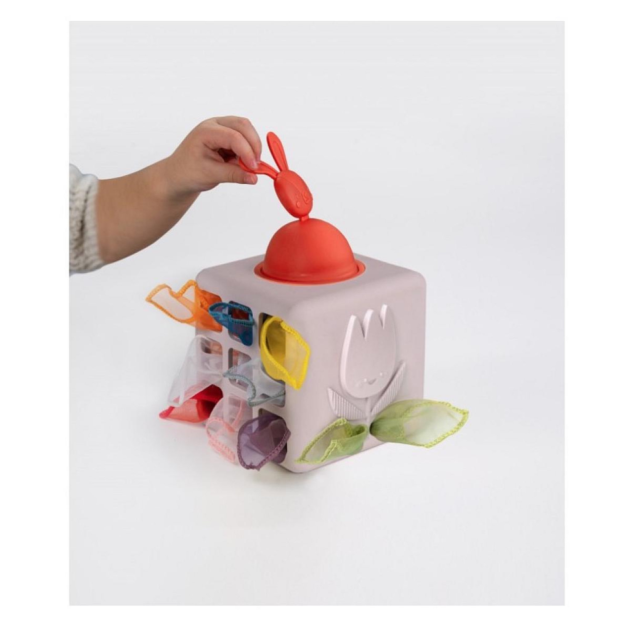 Voir la diapositive 3 : BUKI Boite à lingettes pop-up Lapin