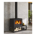 Godin Poêle à bois 7kw noir - 411108anth