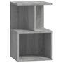 Voir la diapositive 2 : VIDAXL Table de chevet Sonoma gris 35x35x55 cm Bois d'ingenierie