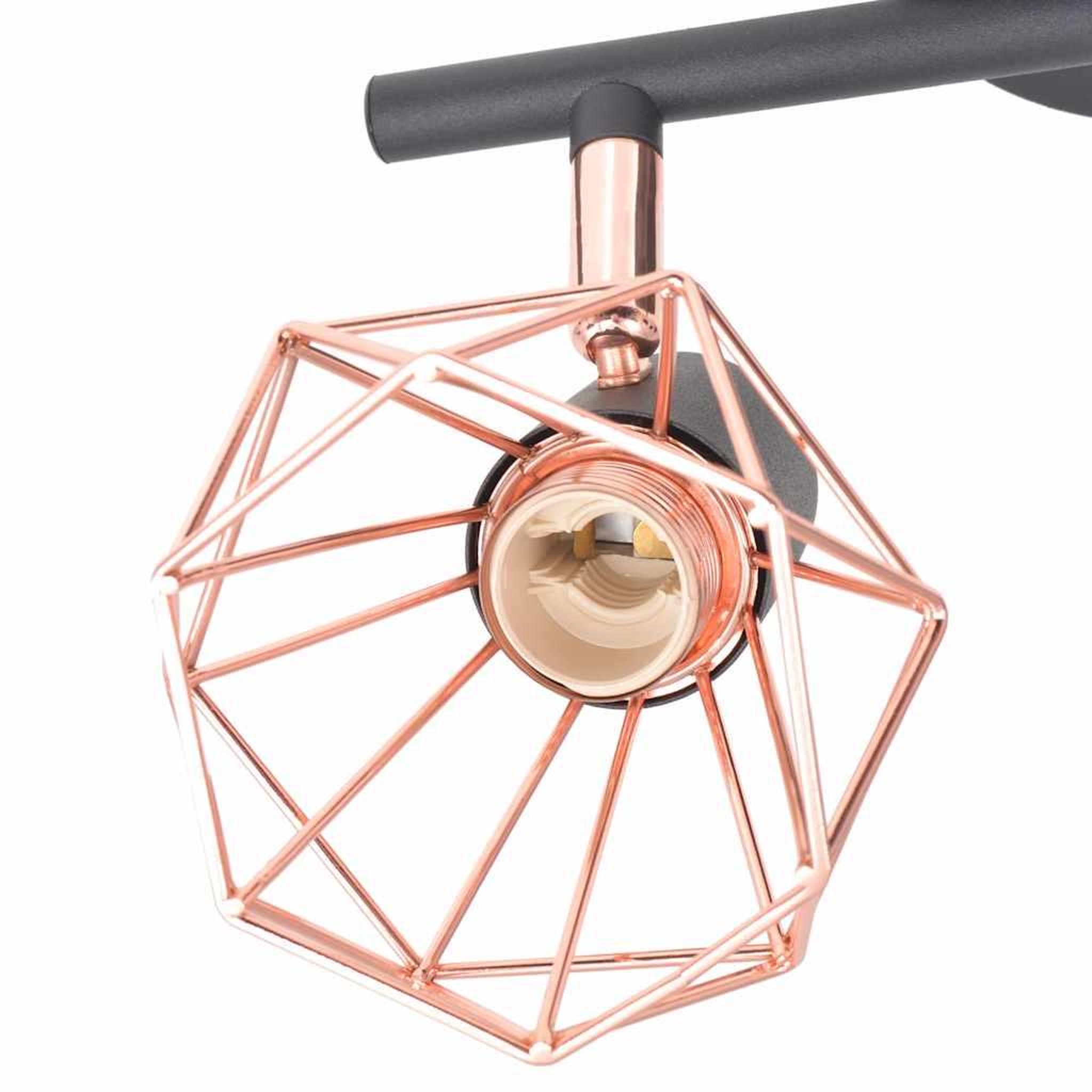 Voir la diapositive 4 : VIDAXL Plafonnier avec 2 ampoules LED a filament 8 W