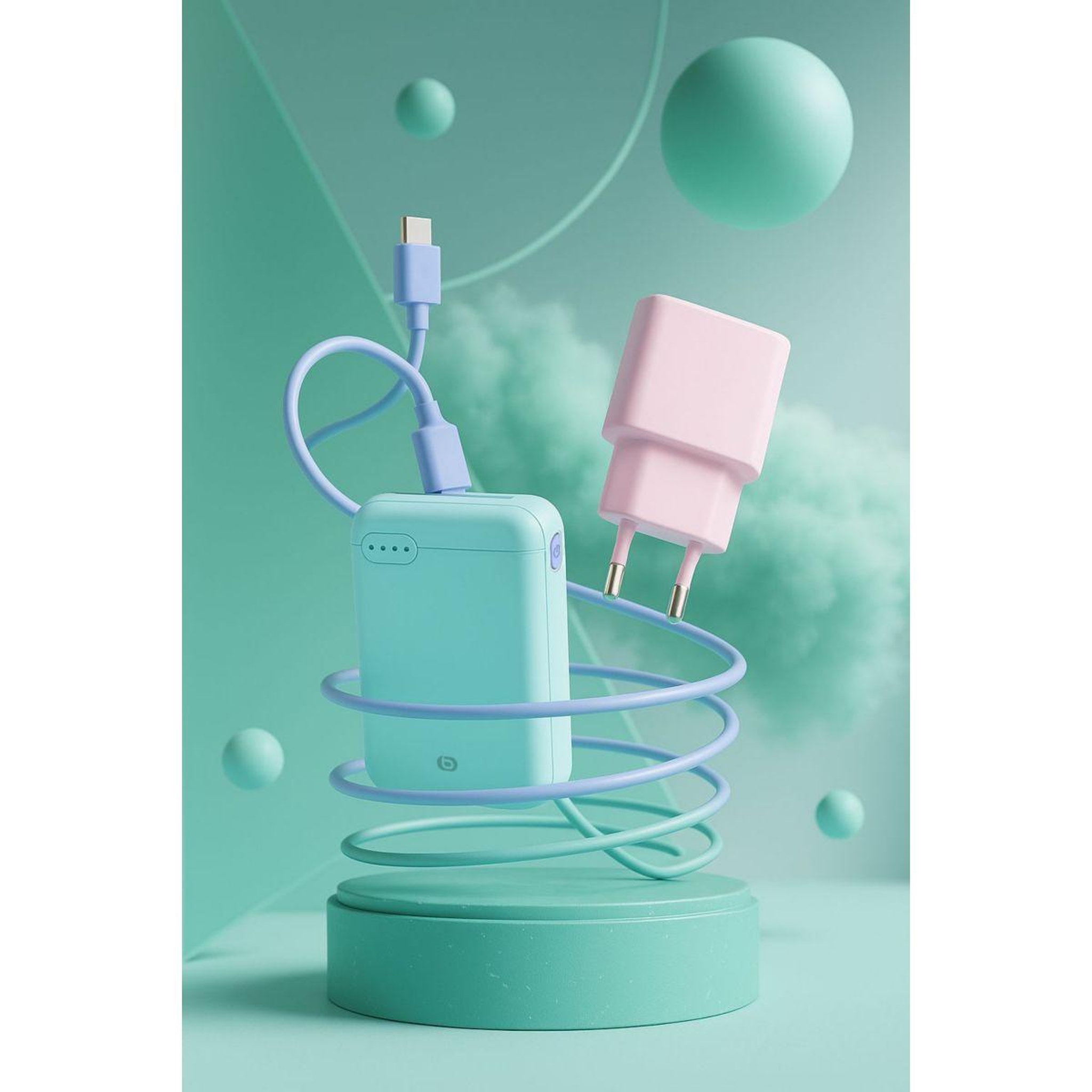 Voir la diapositive 4 : ESSENTIEL B Chargeur 20W PowerDelivery USB-C Amande