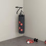 Voir la diapositive 2 : HOMCOM Sac de frappe boxe - support mural, crochet pivotant, gants, bandes inclus - à remplir - acier PU rouge gris