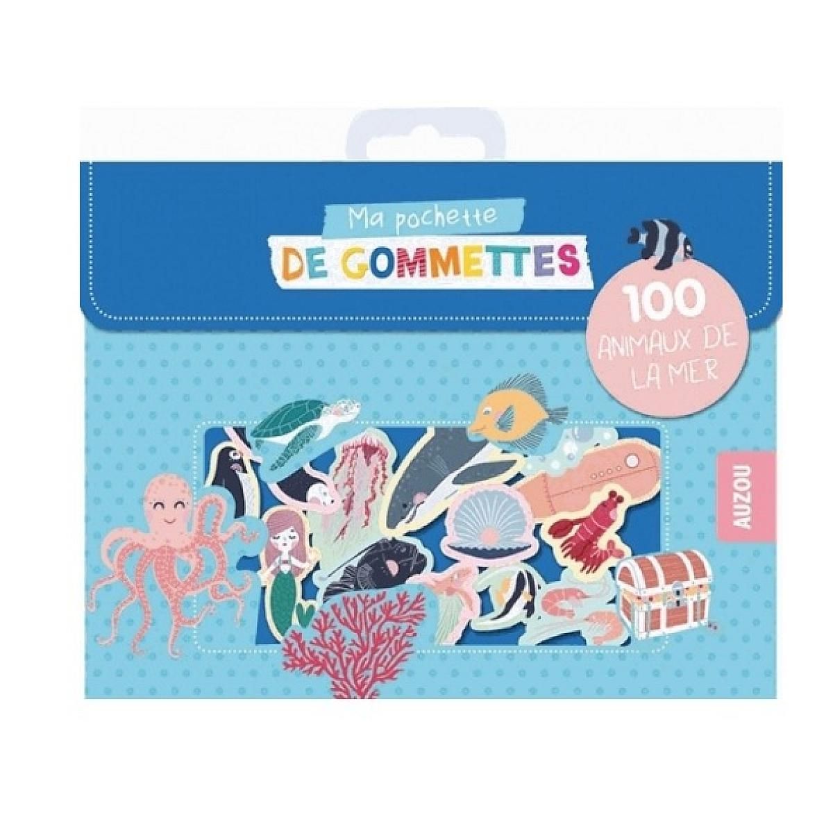 Editions Auzou pochette Gommettes de la mer