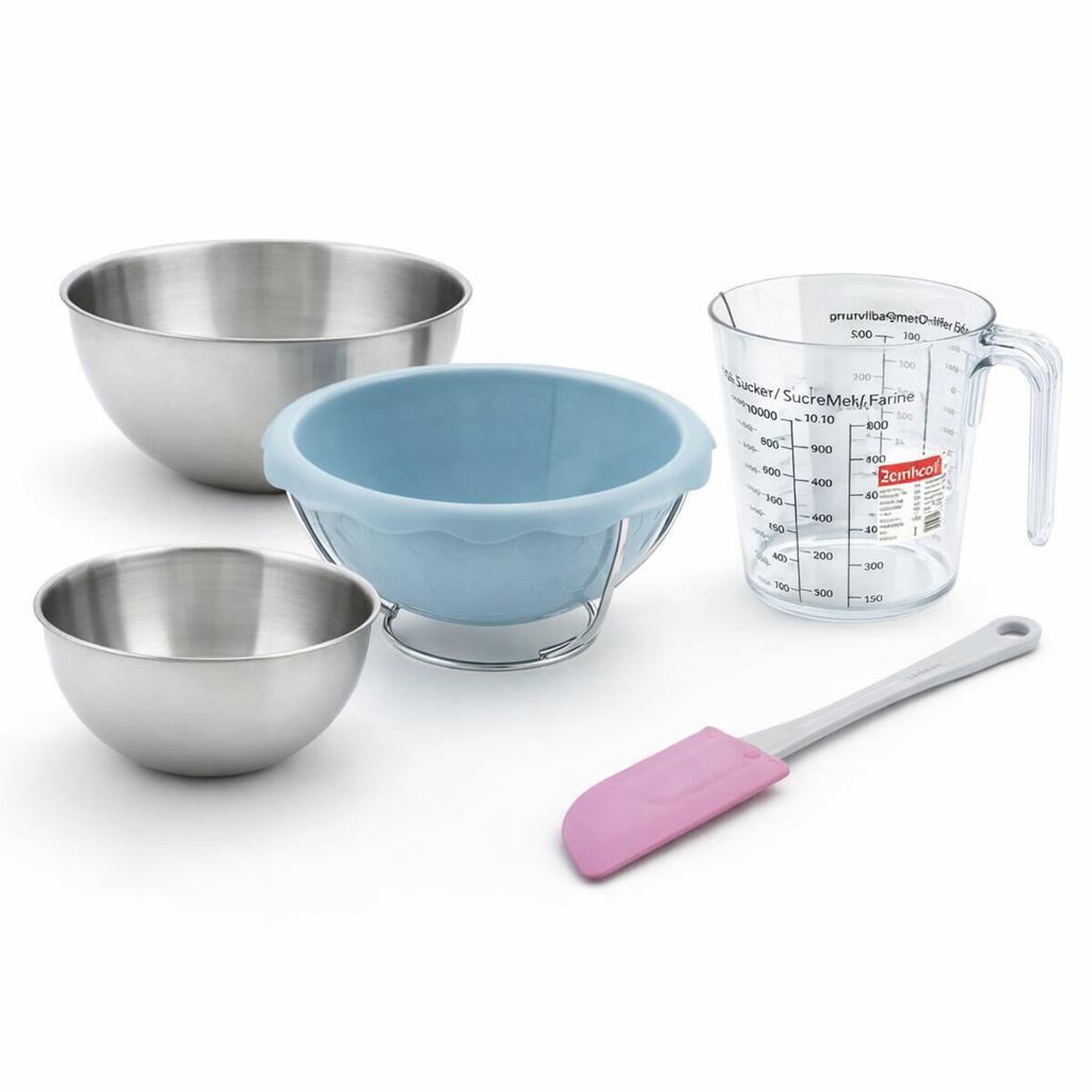 ZENKER Set de 5 ustensiles de pâtisserie moule bol spatule et verre doseur zenker spécial football