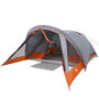 Voir la diapositive 4 : VIDAXL Tente de camping de cabine 4 personnes gris orange impermeable