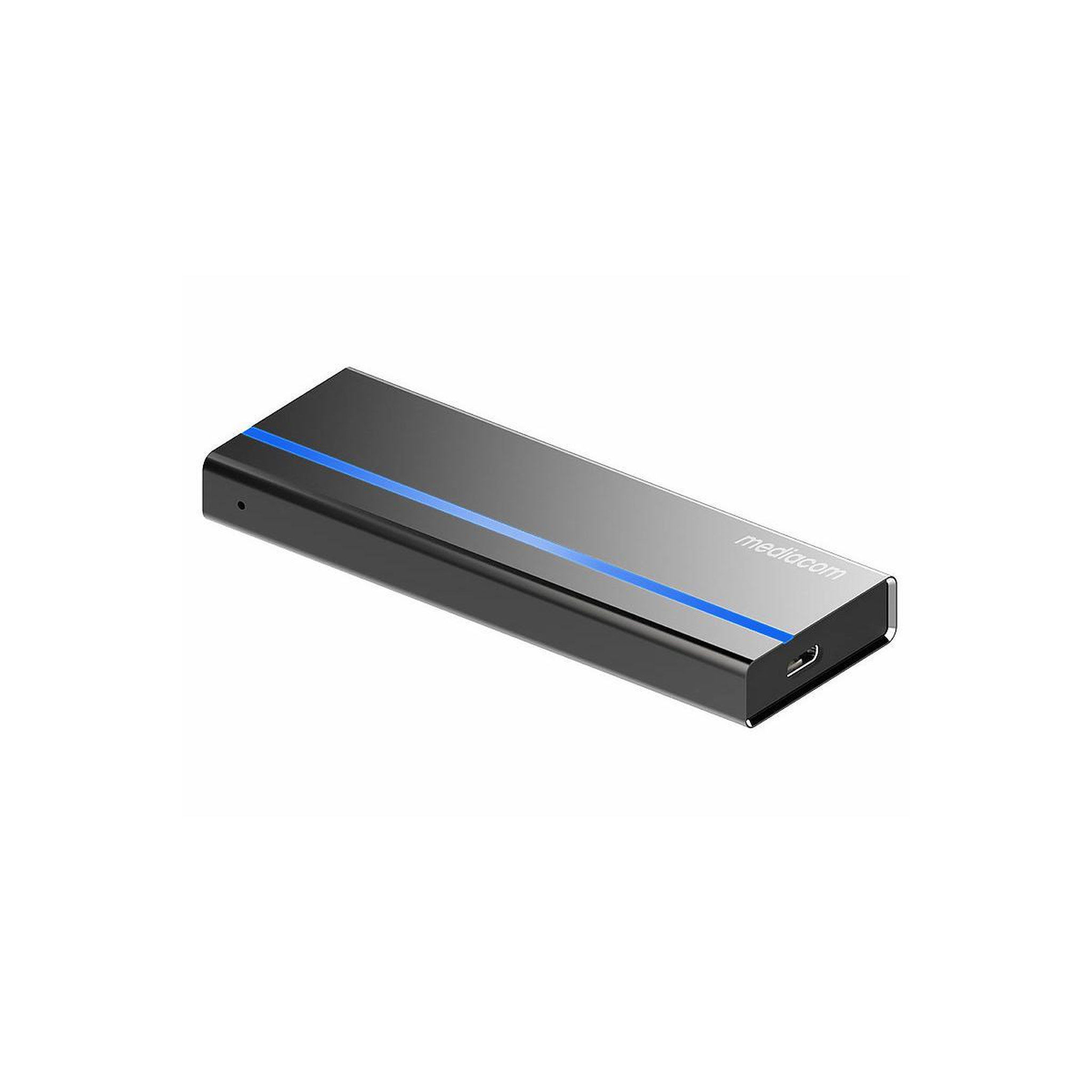 Voir la diapositive 1 : MEDIACOM Mediacom M-SSDM2CA Boîtier de disques de stockage Enceinte ssd Noir M.2