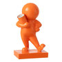 Voir la diapositive 1 : Paris Prix Lampe à Poser en Résine  Marcel  30cm Orange Foncé